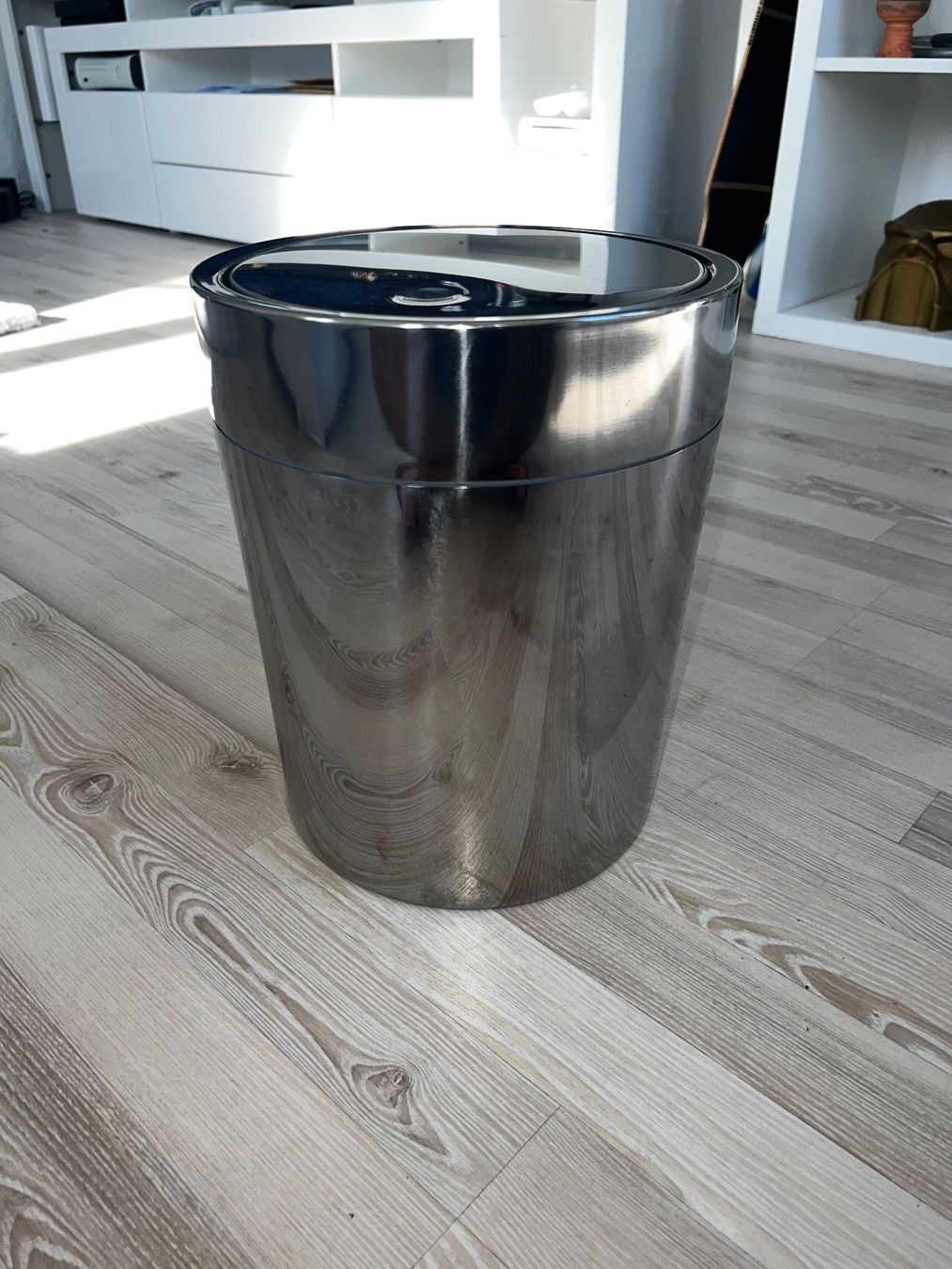 Abfalleimer: SÄVERN Abfalleimer, Edelstahl, 5 l – Gebraucht aus St. gallen von Weltaristokrat