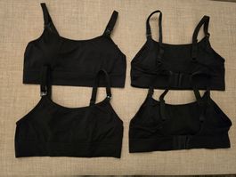 4 x Still-BHs Migros Essentials schwarz Grösse S/M