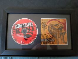 Metallica - handsigniertes CD Cover gerahmt