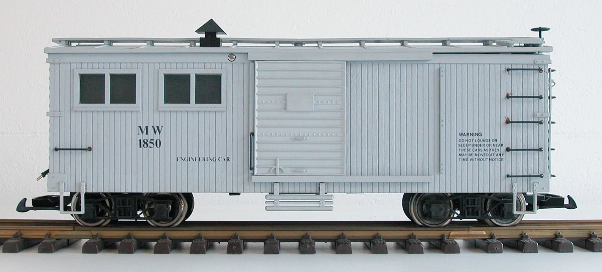 LGB Modellini di ferrovie: USA Trains Engineering Car MW Spur G – Usato da Oberwil BL venduto da Klang 1