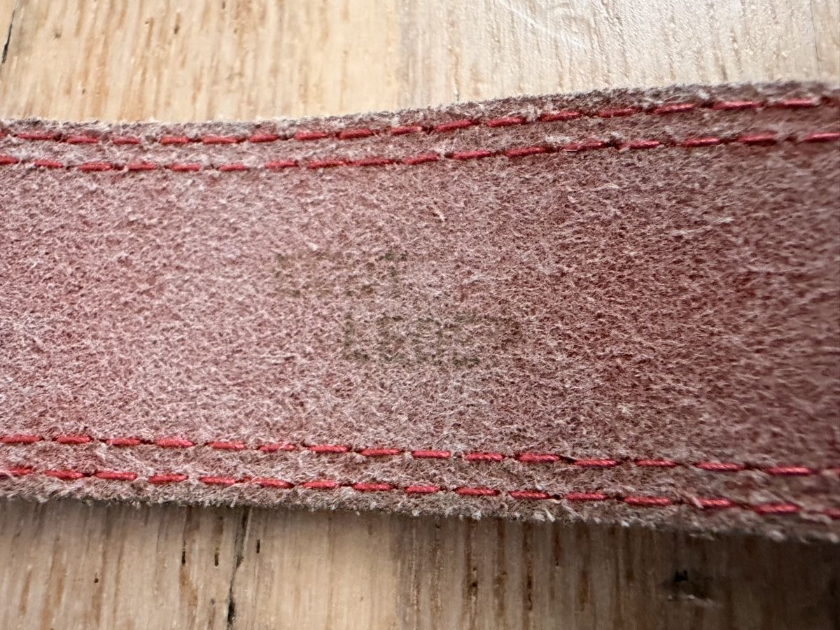 Cinture: Ledergürtel Rot echt Leder, 95cm – Usato da Rorschach venduto da nan_8rts 3