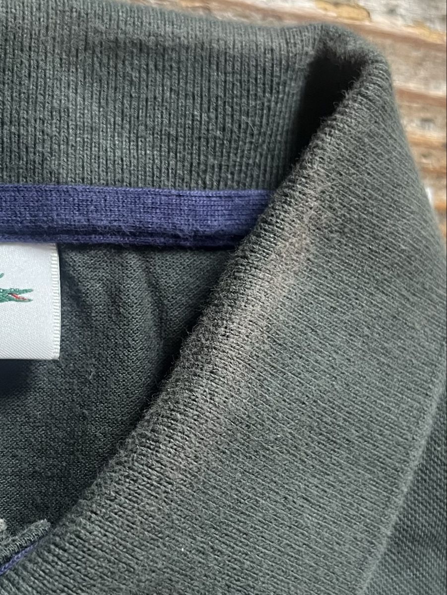 Lacoste Magliette Polo: Polo Lacoste homme rayé vert blanc taille M – Usato da Baulmes venduto da resel_.tm 4