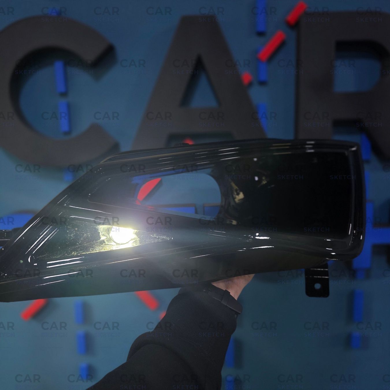 Fari: Seat Leon 5F Scheinwerfer-Lufteinlass mit LED – Nuovo (secondo la descrizione) da Dietikon venduto da CarSketch 2