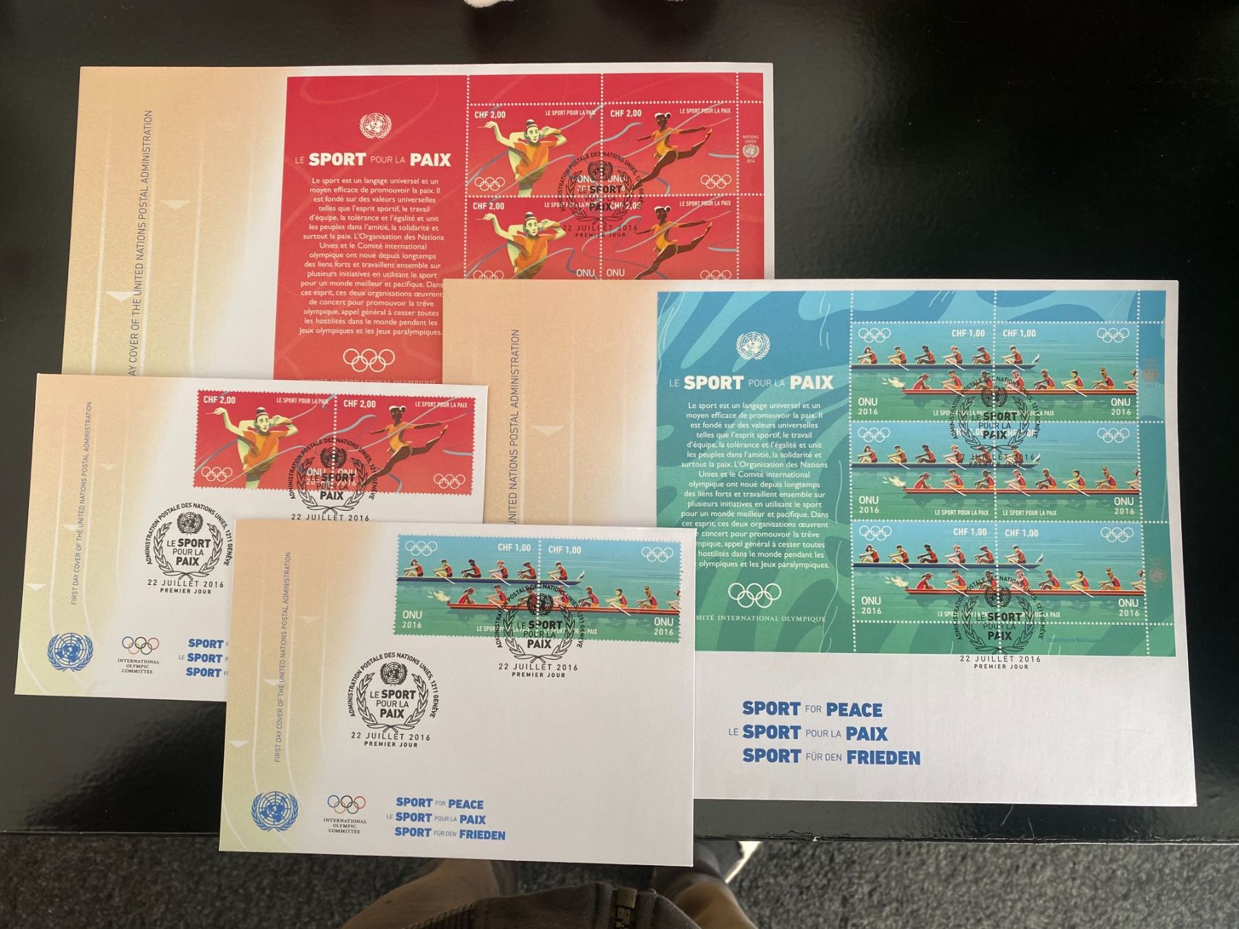 Tutti i francobolli: 2016 / ONU UNO Genf / Znr: 967-970 / 4x FDC – Nuovo (secondo la descrizione) da Grand-Lancy venduto da Dany1973