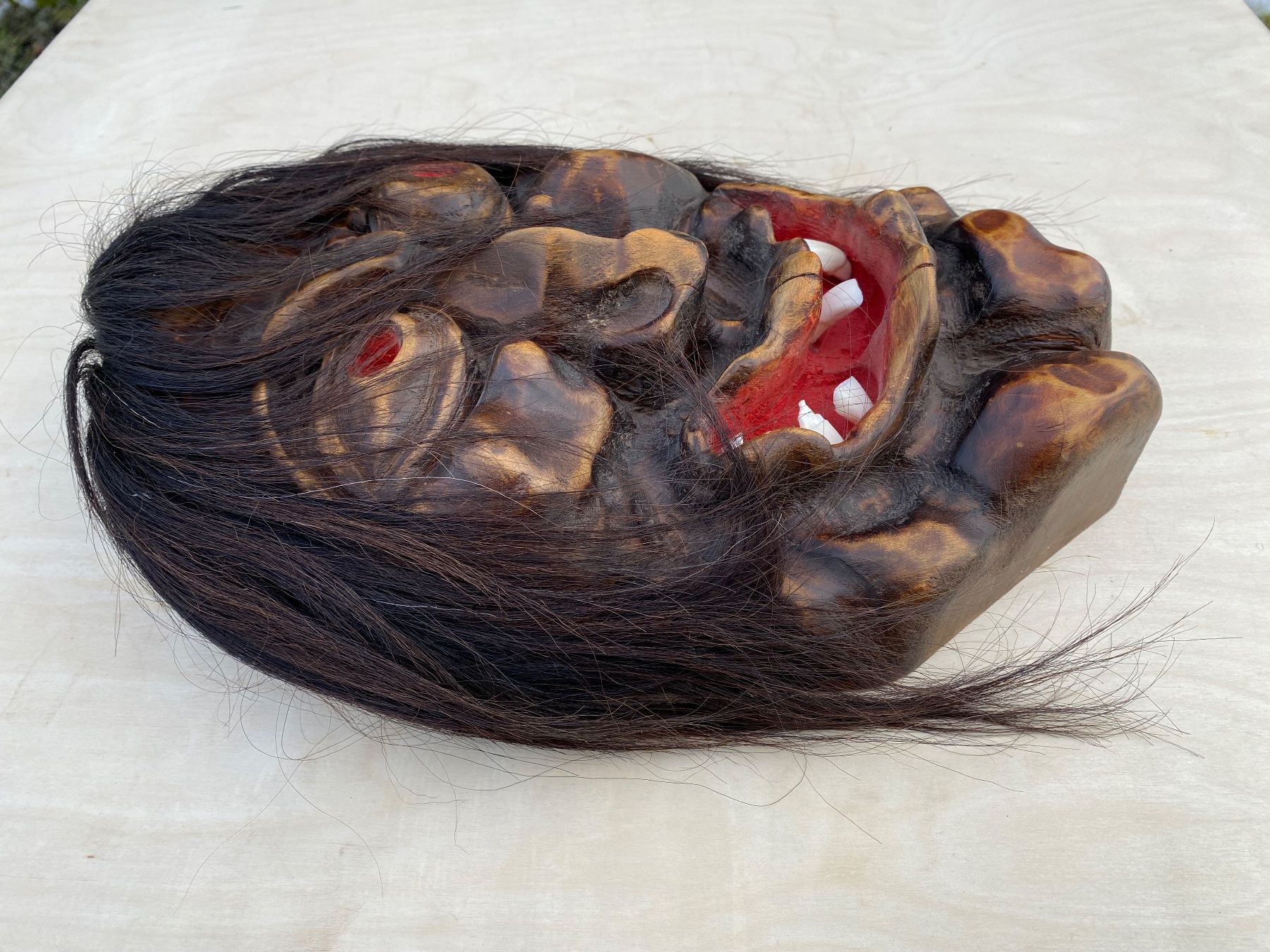 Altro in Antiquarato & Arte: seltene alte Walliser / Lötschentaler Holzmaske – Usato da Feldbach venduto da Olive1 4