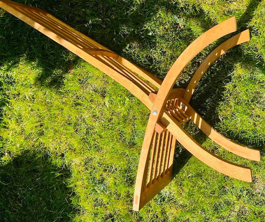 Poltrone: Eleganter Klappsessel aus Buchenholz – Usato da Volketswil venduto da watch54 3