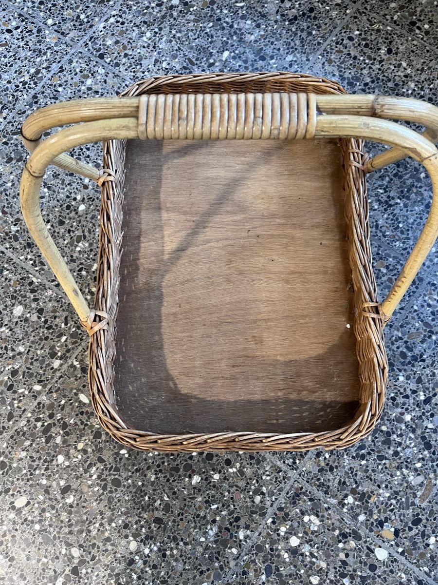Altro in Antiquarato & Arte: Wunderschöner Vintage Serviertablo Korb Tablett 50x30cm – Usato da Zürich venduto da Roulet 1