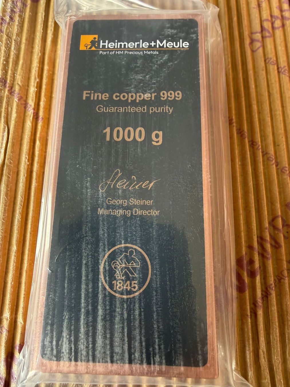 Metalli preziosi: FINE COPPER – Usato da Basel venduto da hel_7ff6 1