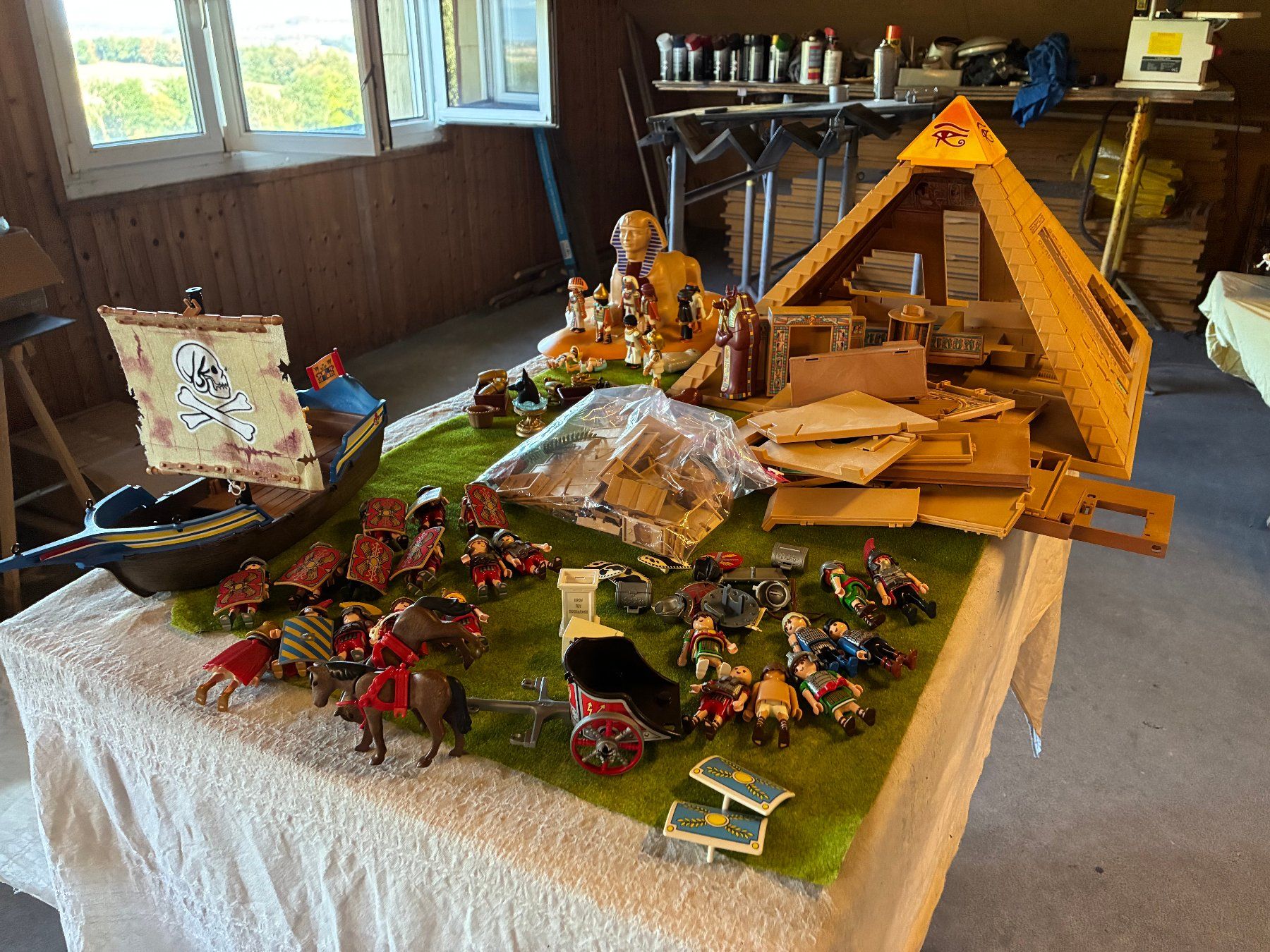 Playmobil Giocattoli: Playmobil Römer- Pyramiede-Schiff – Usato da Ueberstorf venduto da gui_f2q8 2