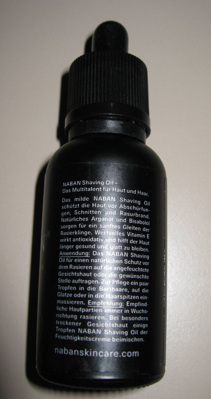 Cura del viso: NABAN Rasier- und Bartpflegeöl 30ml – Nuovo e nell'imballaggio originale da Burgdorf venduto da Crubi 2