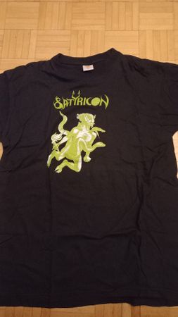 Satyricon-Vintage 1997 Xxl T-shirt BLACK METAL