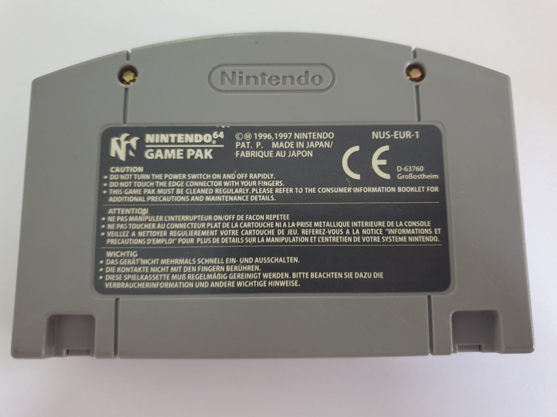 Jeux: Tony Hawk's Skateboarding Nintendo 64 / N64 – D'occasion à Rain par Rou_z26r 1