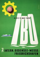 IBO Plakat 1956, Bodensee Messe Friedrichshafen