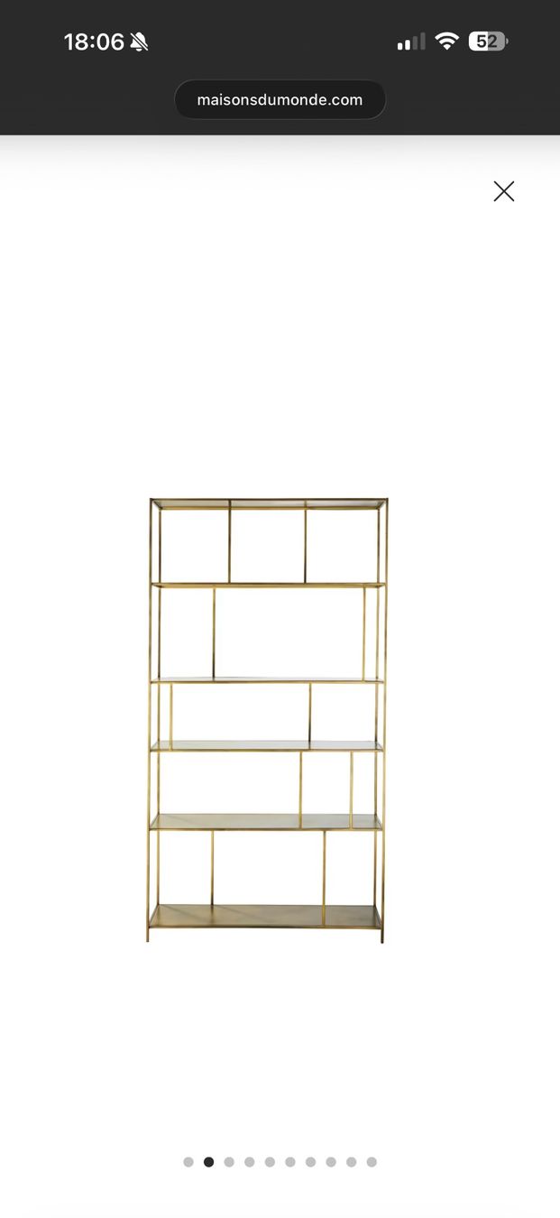 Maisons du monde Scaffali: Stahlregal / maison du monde – Nuovo e nell'imballaggio originale da Schlieren venduto da luk_g5v6 1