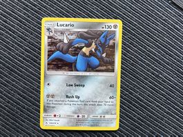 Pokemon Lucario Holo Unbroken Bonds near Mint