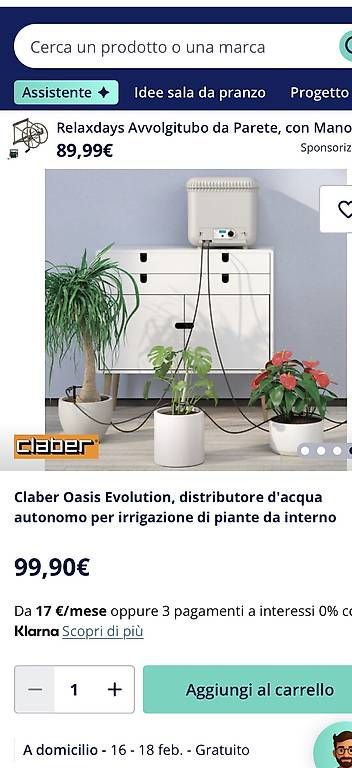 Annaffiatura & Irrigazione: Claber Oasis,  Système d'arrosage automatique – Usato da Founex venduto da lit_l8dn