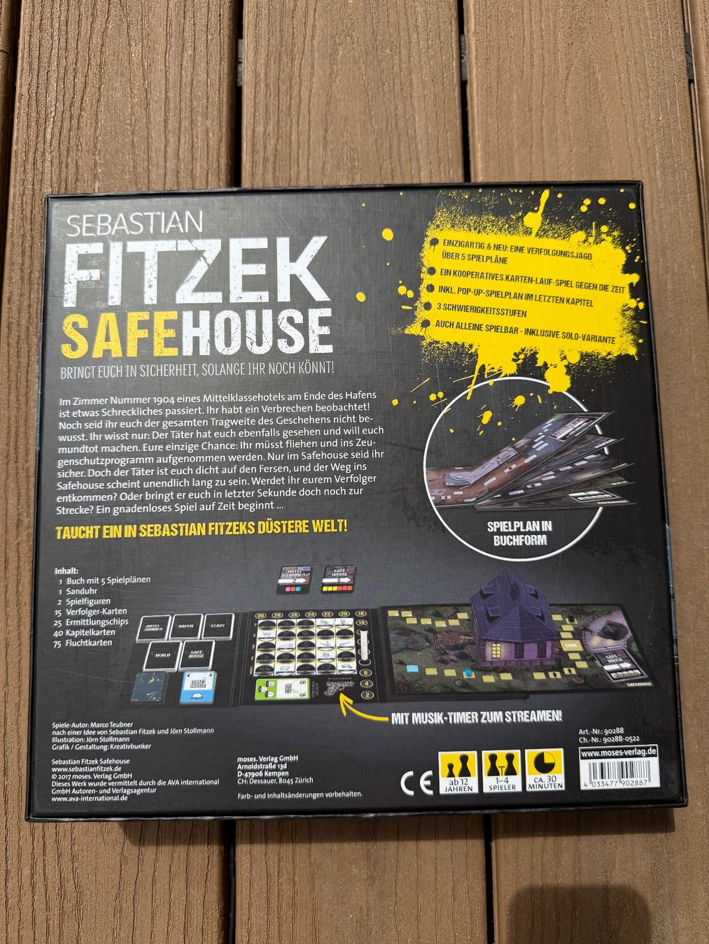 Giochi: Sebastian Fitzek SafeHouse Spiel – Usato da Aarau Rohr venduto da HappyKoala 1