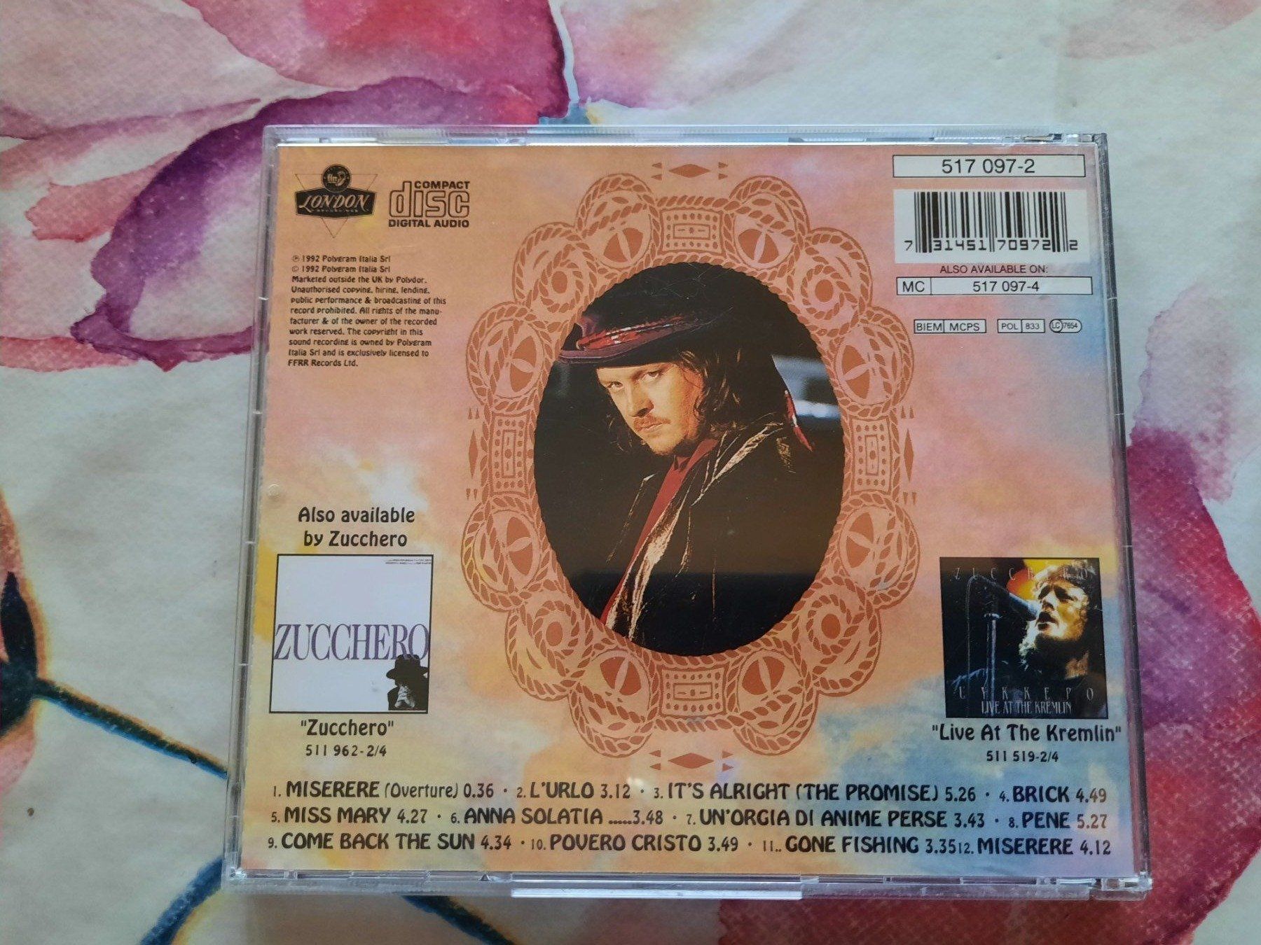 CD: CD Zucchero - Miserere – Usato da Pully venduto da bro_n52j 1