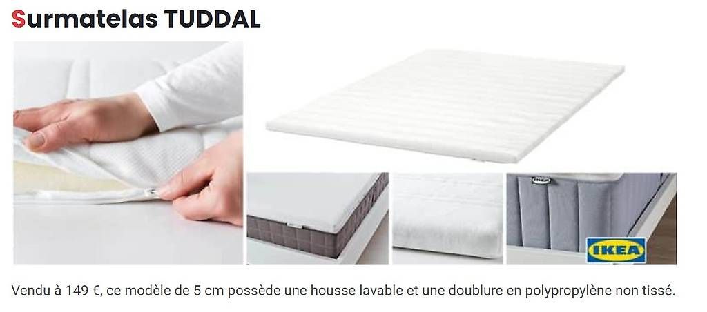 Materassi: Surmatelas Ikea Tuddal 180x200 – Usato da Vaulruz venduto da Marmari1