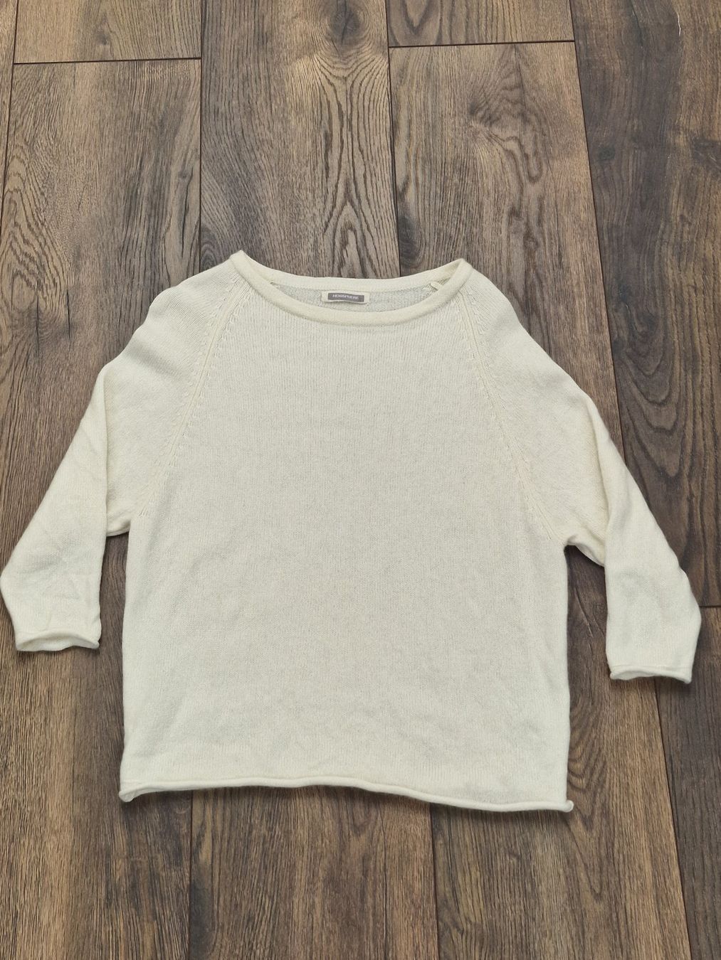 Hemisphere Maglioni & Felpe: Hemisphere Pullover 100% Kaschmir offwhite Gr 34 neuwertig – Nuovo (secondo la descrizione) da Meierskappel venduto da HeartWear