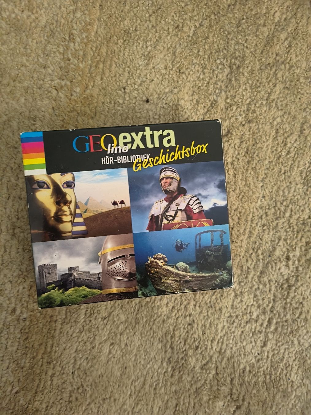 Audiolibri: CD Geo extra Line Geschichtsbox 4 cds – Nuovo (secondo la descrizione) da Uhwiesen venduto da man_8lrz
