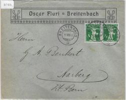 Breitenbach SO 19.VII.1917 Oscar Fluri