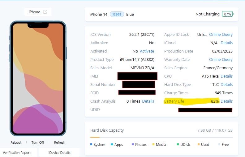 Apple Telefoni cellulari / Smartphones: iPhone 14 – Usato da Eschenbach LU venduto da RAFFAELE20 3
