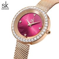 SALE Schöne Damen Mesh-Uhr– Edelstahl, 3 Bar Demomodell