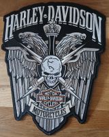 Harley-Davidson patch motard, grand format J075
