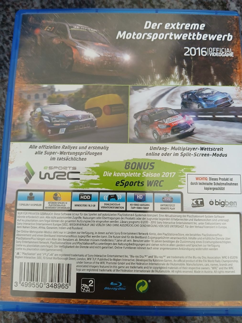 Jeux: WRC 6 PS4 – D'occasion à Kriens par BenjaminsTokey 1