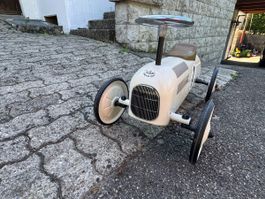 Porteur en métal Vilac – Voiture de course vintage
