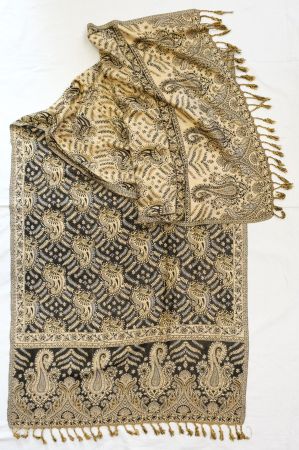 Kuscheliger Paisley Schal aus Viskose Wendeschal
