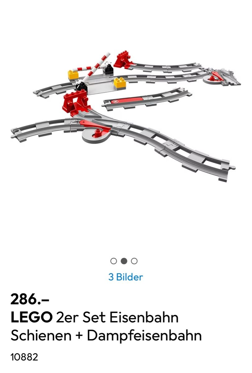 Lego Giocattoli: LEGO Duplo Dampfeisenbahnset – Usato da Basel venduto da meretba 4