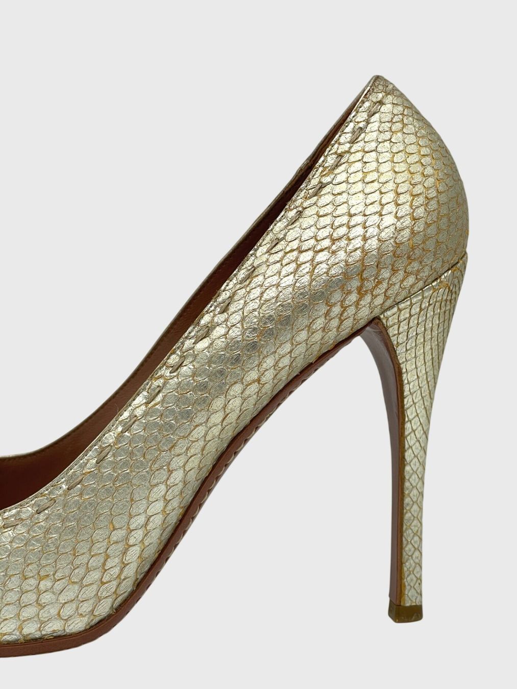 Alaia Scarpe da donna: Alaïa Snakeskin Pump EU 40 Metallic – Usato da Zürich venduto da shoe_shop 4