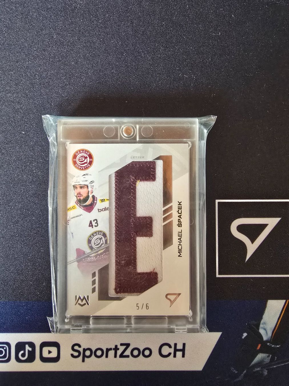 Sportzoo Carte collezionabili: GSHC // Unique Mark // Letter // Michael Spacek // 5/6 – Usato da Beringen venduto da Candrox__