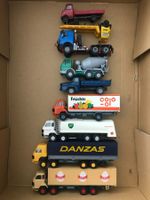 Sammlung 9x LKW mit Schweizer Modellen u.a. 4x Saurer