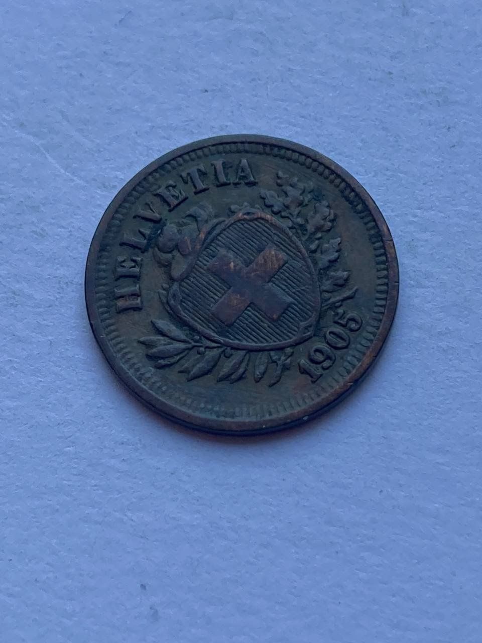 Alle Münzen: Schweiz 1 Rappen 1905 – Gebraucht aus Muralto von manueldisaba01 2
