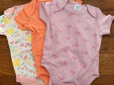 Body-Set-Strampler-Motive- Kurzarm-60% Cotton Gr.56-62