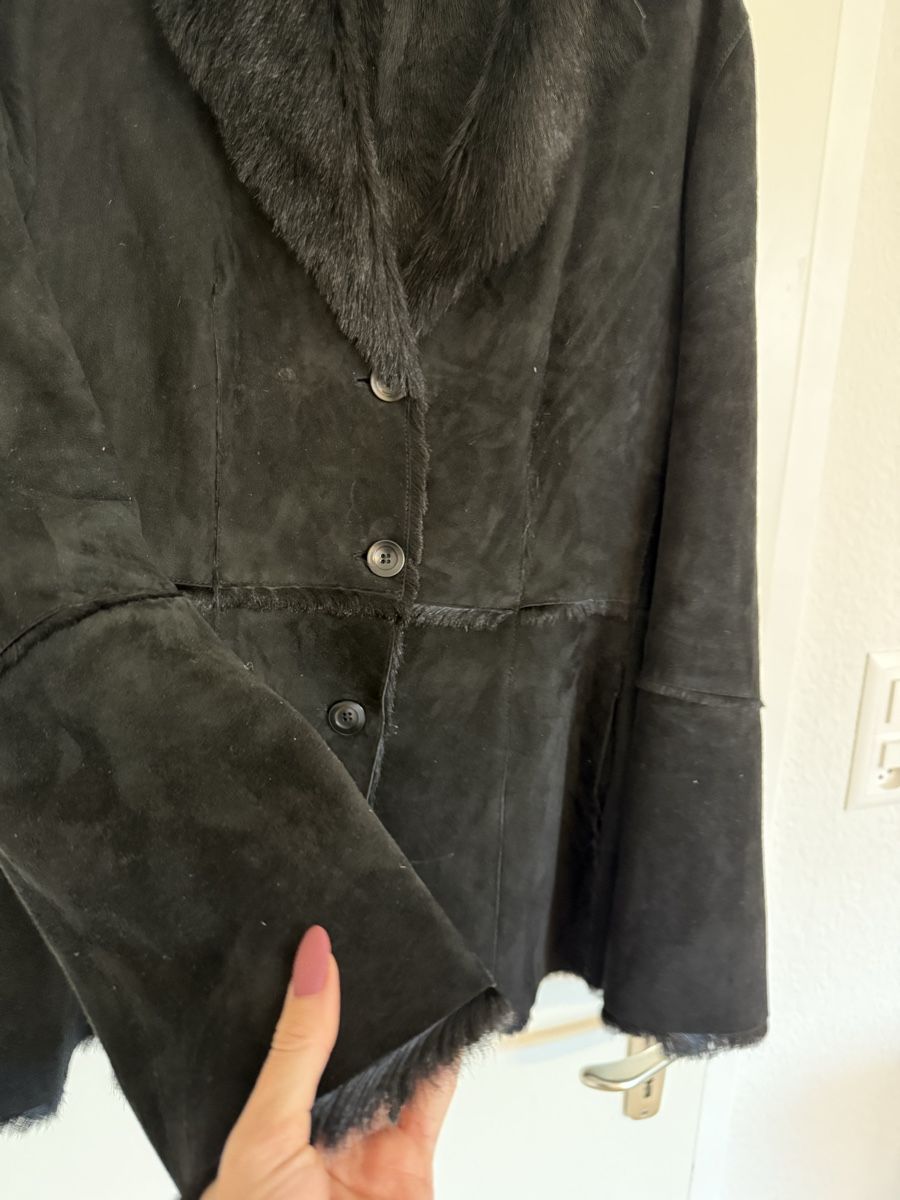 Jacken: Black suede jacket, S Italy – Neu (gemäss Beschreibung) aus Basel von dar_ch4051 3