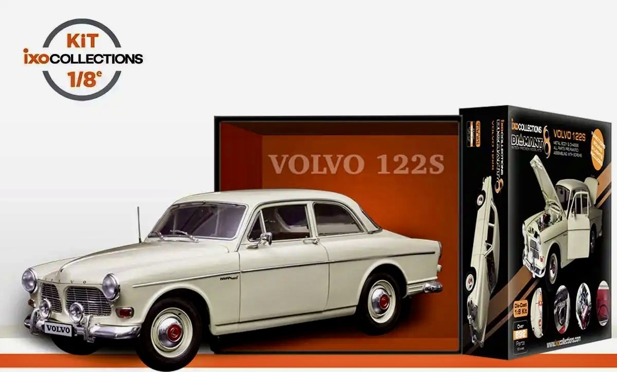 Volvo Kit di costruzioni: VOLVO 122S AMAZON METALLBAUSATZ MASSSTAB 1:8 – Nuovo e nell'imballaggio originale da Erlenbach i. S. venduto da MB-Next-Level 7