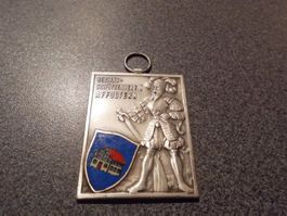 Medaille Bezirks-Schützen Wappen Haus