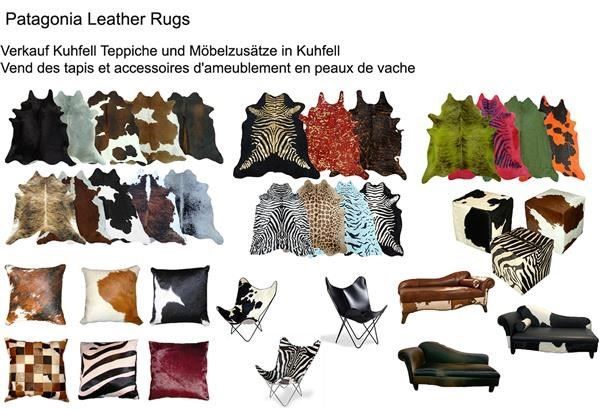 Tappeti: Kuhfell Teppich Patchwork tricolore 180 x 240 cm – Nuovo e nell'imballaggio originale da Arbedo venduto da patagonialeatherrugs 4
