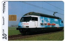 SRG SSR idée suisse Lok - sehr seltene Chip Geschenk Taxcard