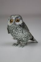 Christofle Eule – versilberte Designfigur Frankreich
