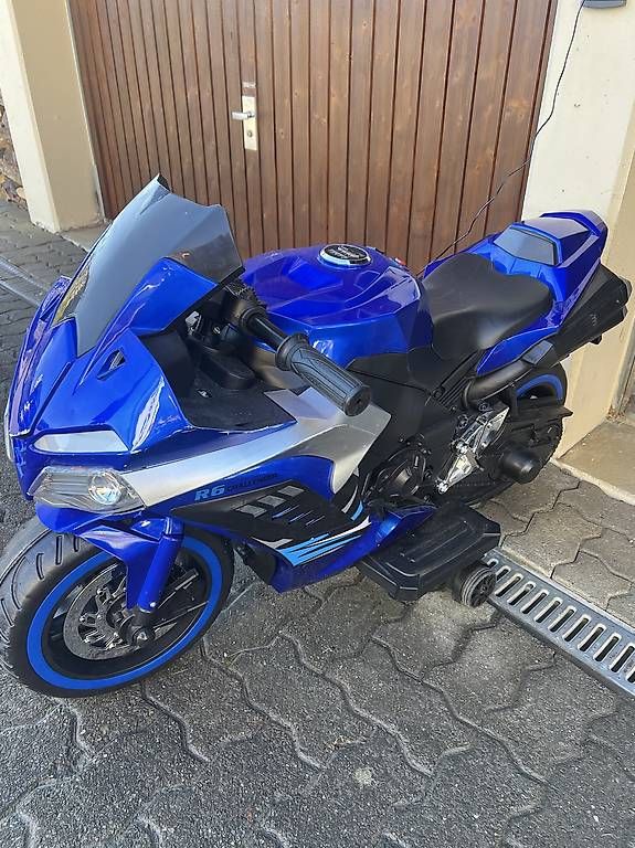 Fahrzeuge für Kinder: Kinder Elektro Motorrad Blau mit Stützräder – Gebraucht aus Thalheim an Der Thur von boy_s72d 1
