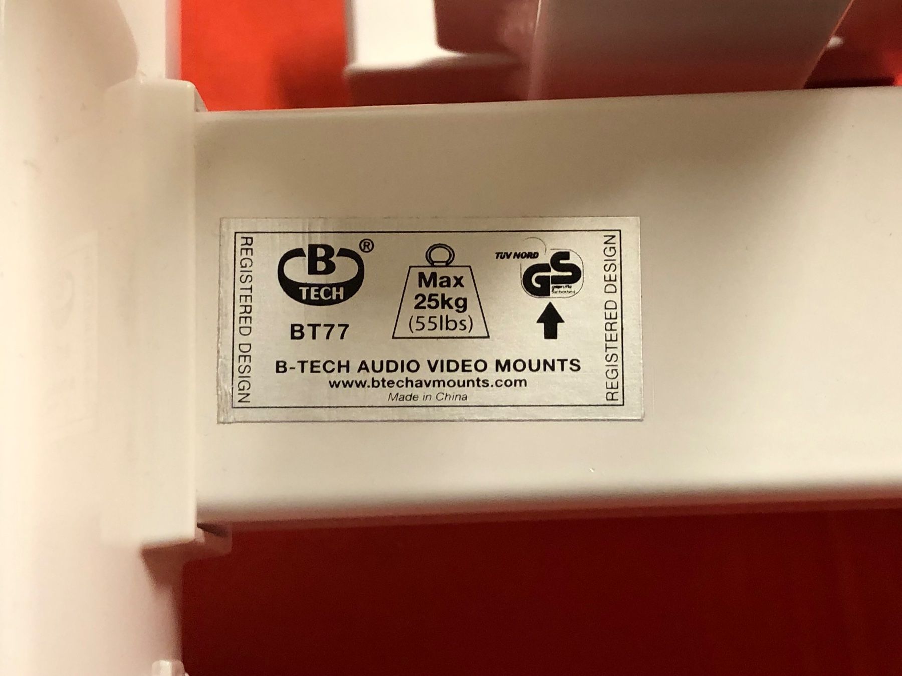 Wandhalterungen: BT77 B-Tech Lautsprecher-Wandhalterung Weiss – Neu (gemäss Beschreibung) aus Neerach von Arbimus 5