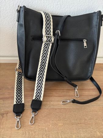 Seidenfeldt Schultertasche schwarz