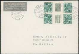 1942 Landschaftsbilder - Zwischenstege -Ersttagsbrief FDC ET