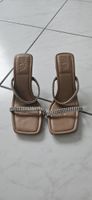 ZARA Sandalen mit Strass, Gr. 39, ideal für den Sommer!