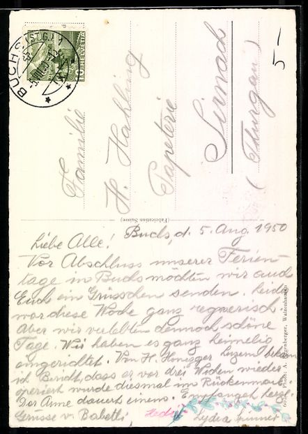 Cartoline postali: Werdenberg bei Buchs, Schloss und Häuse – Usato da Berlin venduto da bartko-reher 1